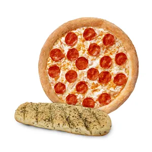 Flash Pepperoni + Pan al ajo