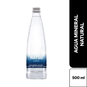 Agua HATSU botella vidrio