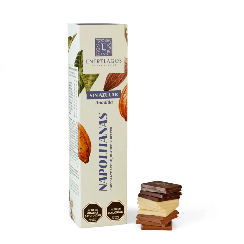 591 - Napolitanas mix de chocolate sin azúcar 175 gr. 591 - Napolitanas mix de chocolate sin azúcar 175 gr.