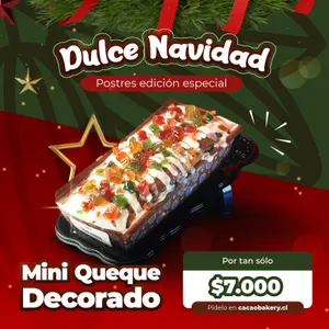 Mini queque decorado