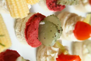 Surtidos de canapé doble molde 25un