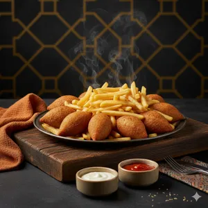 Kubbeh - Plato con Papas Fritas