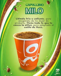 Capuchino Milo Caliente