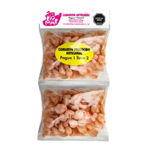 Camaron artesanal del rio y del mar precocido x 293 grs pague 1 lleve 2 Camaron artesanal del rio y del mar precocido x 293 grs pague 1 lleve 2