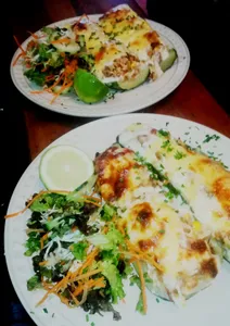 🌱Zapallito relleno de arroz y champiñon