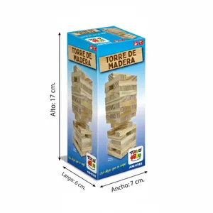Torre de madera pequeña 42 pzs