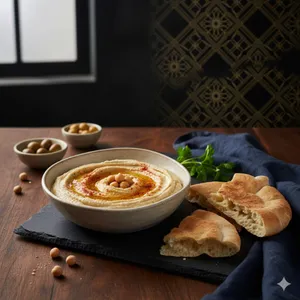 Hummus con Pan