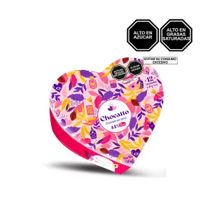 Chocolate Con Leche Chocatto Corazón Pink x 88 g