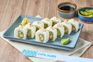 Sushi Queso Maki Fry - Camarón Crunchy, Queso y Tampico