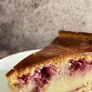 Porción Kuchen de Frambuesa