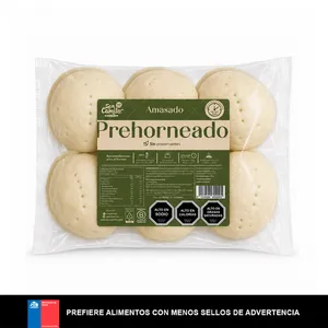 Amasado Prehorneado 12 unidades