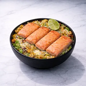 Ensalada Cesar salmón