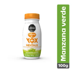 Alimento lacteo yox mentalis alpina manzana verde x 100 grs