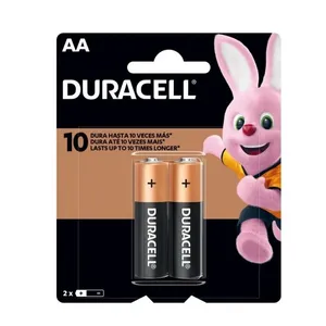 Pila duracell AA blister x 2 uns