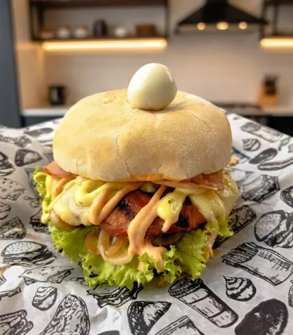 Hamburguesa de cerdo