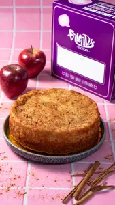 Torta de Manzana Sin Azúcar (6-8 porciones)
