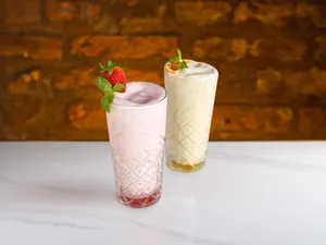 Shake de proteina frutos rojos