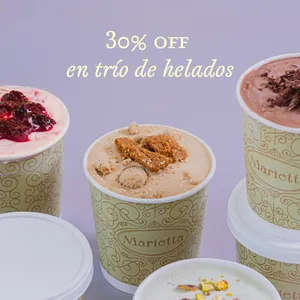 30% OFF en trío de helados🤩