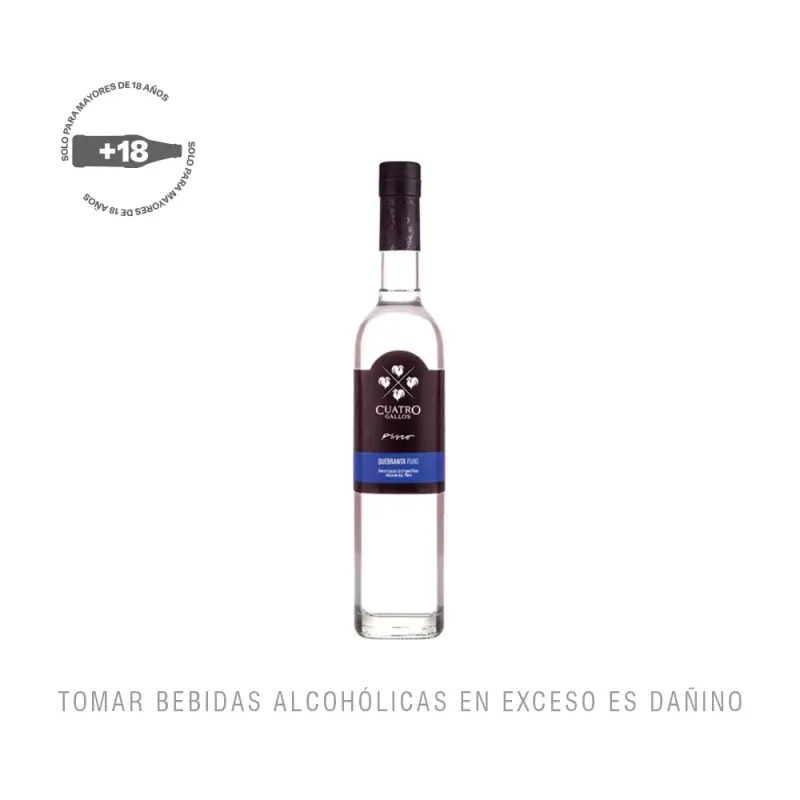 Pisco Quebranta 4 Gallos 700 ml