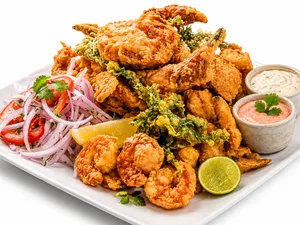 Chicharrón de mariscos