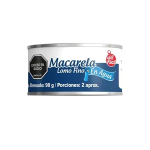 Macarela aburra lomo fino en agua x 150 grs