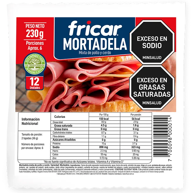 MORTADELA FRICAR X 230G