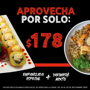 Empanizado Especial + Yakimeshi Mixto