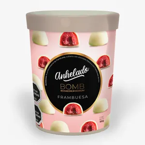 Bombones de frambuesa