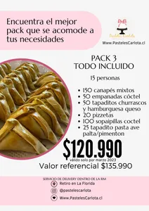 Pack 3 Coctelería