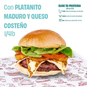 Con Platanito Maduro y Queso Costeño