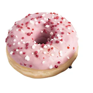 Donuts Pink White