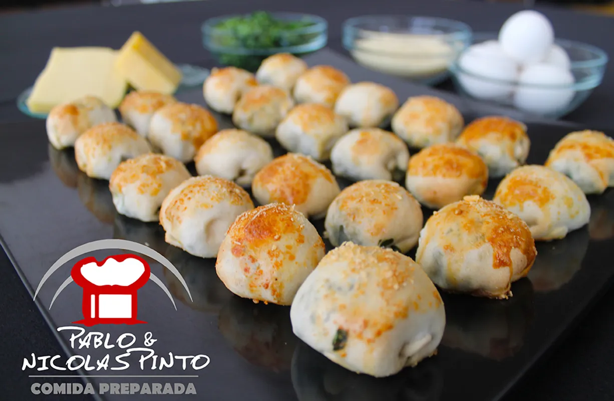 Bollos espinaca grandes
