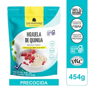 Hojuelas de quinua karavansay x 454 grs doypack