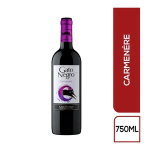 VINO SAN PEDRO GATO NEGRO CARMENERE X 750 ML