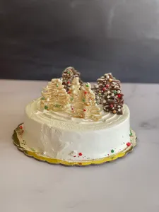 Queque arbolitos navideños