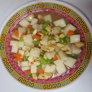 Pollo almendrado porción 1/2 litro