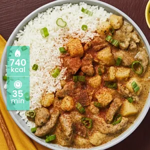 Kit: Estofado cremoso de pollo con papas y arroz jazmín-127