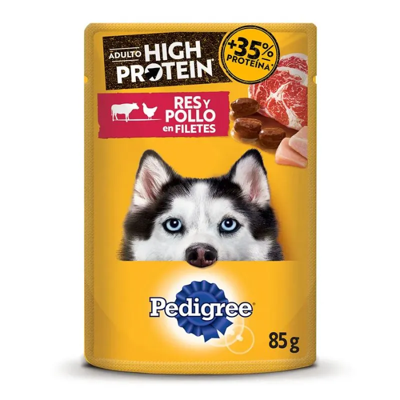 ALIMENTO HUMEDO PERRO PEDIGREE ADULTO RES Y POLLO X 100 GRS ALIMENTO HUMEDO PERRO PEDIGREE ADULTO RES Y POLLO X 100 GRS