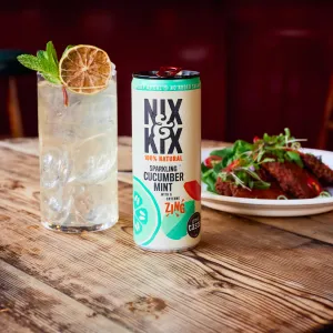 NIX & KIX AGUA PEPINO & MENTA 250 ML