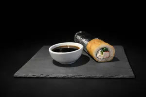 Hand Roll Kanikama o vegetariano