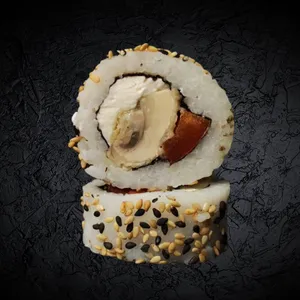 Champi cranch - (champiñón tempura ,queso crema,pimentón)