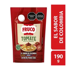 SALSA DE TOMATE FRUCO X 190 GRS DOYPACK