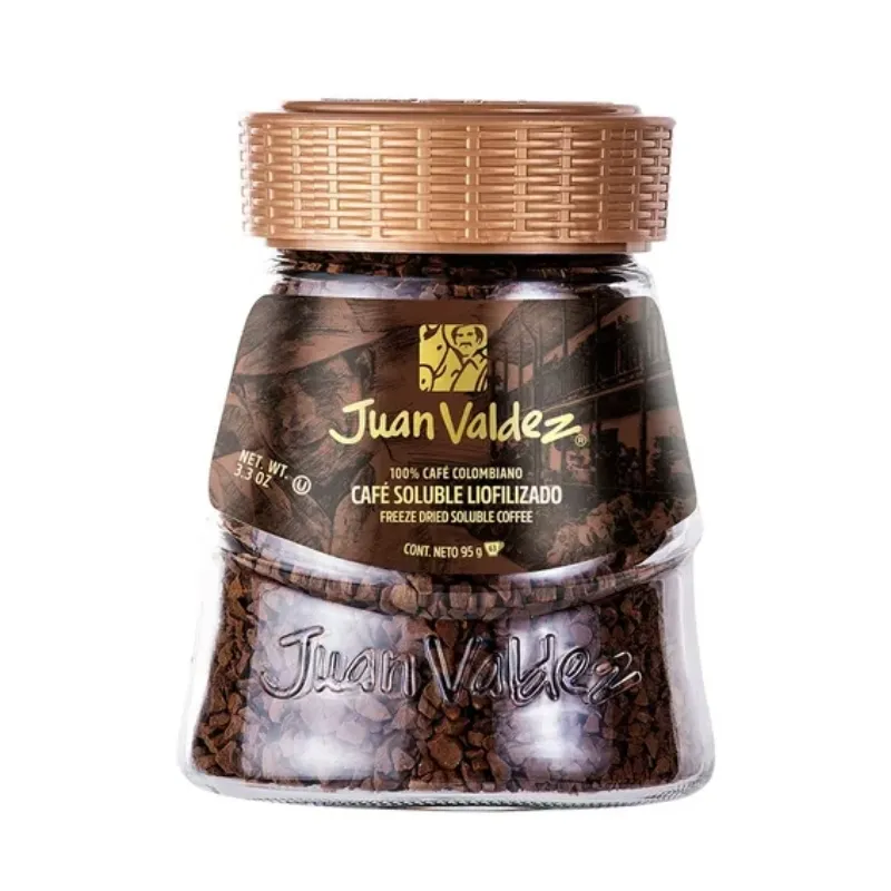 Cafe soluble juan valdez liofilizado clasico x 95 grs