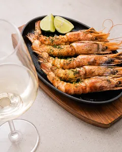 Gambas a la Robatta