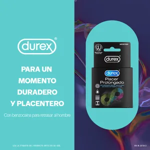 Preservativo Durex  Placer Prolongado X 3 Und