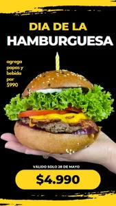 Date Especial Dia de la Hamburguesa