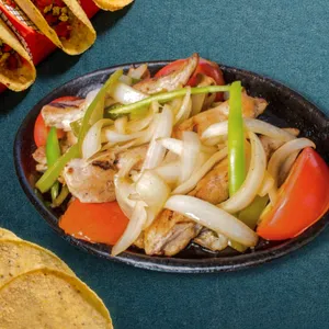 Fajitas de pollo o lomo