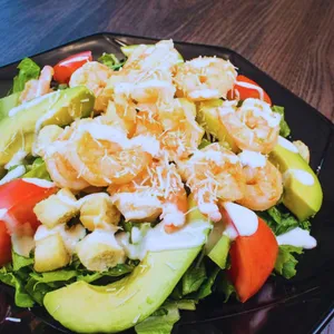 Ensalada cesar de camarón