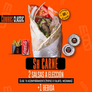 Combo Shawarma Carne