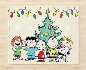 INDIVIDUALES SNOOPY AMARILLO X 4